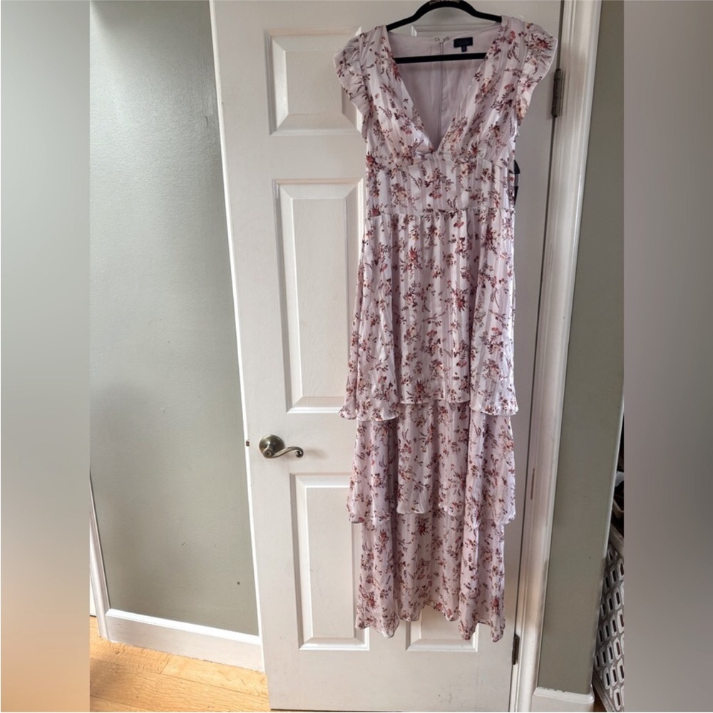 Floral V-Neck Maxi Dress